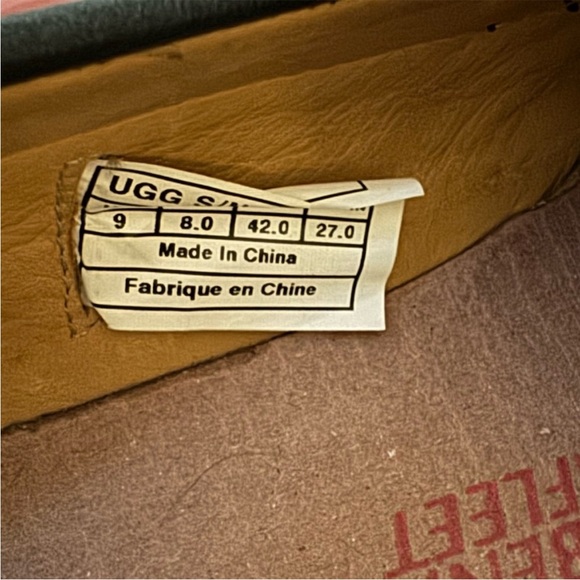 Ugg Whitfield Men's Black Suede  
 Loafers with slip proof sole size 9 - Picture 7 of 7